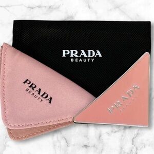 Prada Beauty Triangle Pink Hand Mirror GWP